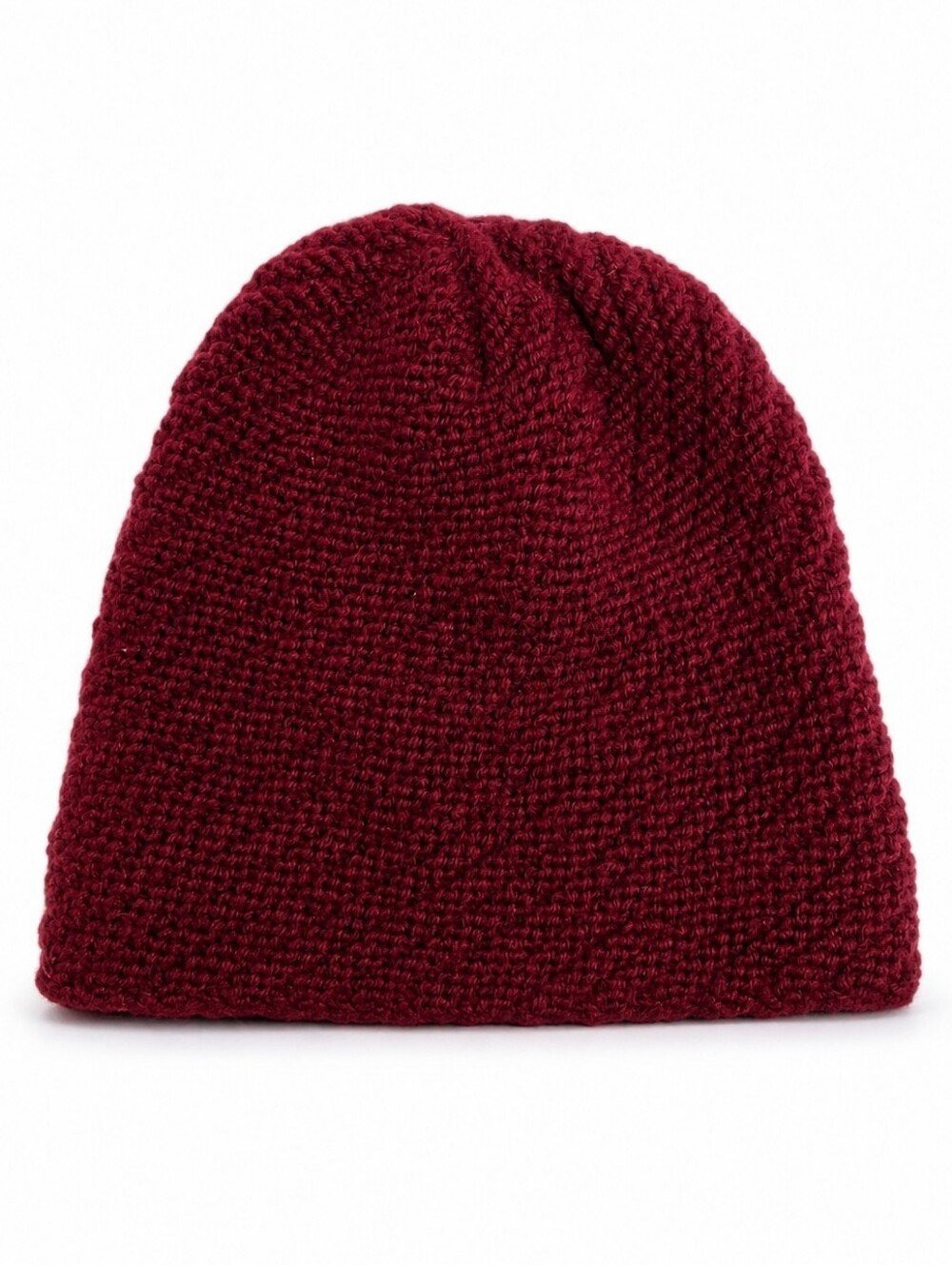 Burgundy Knit Beanie